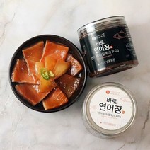 바로푸드 올바로 일식 셰프 특제 간장 연어장, 300g, 1개