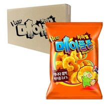 카라멜 메이플콘 12봉 1박스 옥수수 과자 큰 봉지 Maple 시럽 캐러멜 대량 구매