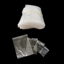 OPP 폴리백 지퍼백 미니 비닐 투명백 비닐 폴리 봉투, 지퍼백 20x25, 1개