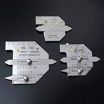갭자 용접갭자 스틸갭자 다기능갭자 캡게이지 용접게이지 갭측정도구 갭게이지필러 각장게이지 용접 게이지 hjc4045b60 스테인레스 스틸 용접 검사 게이지 각도 높이 테스트 측정, hjc-60