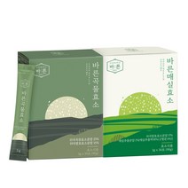바른 곡물효소 누룽지맛 100% 국산 발효효소 역가수치 포당 31만/프로테아제/아밀라아제, 곡물효소1+매실효소1