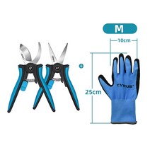 나무 전지가위 전정가위 정원 원예 정원 pruner secateurs 가지 치기 꽃 손, 15cm-19.9cm, m 장갑으로