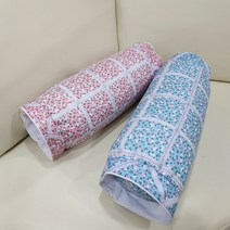 쭈앙 가든 캔디베개 커버 둥근베개 원형 베개커버 순면 누빔안감 어르신베개