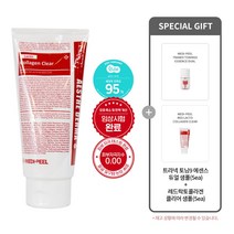 [MEDI-PEEL 메디필 정품] 손담비 폼클렌징 - 레드 락토 콜라겐 클리어 300ml + 토닝9 에센스 샘플(5ea) + 콜라겐 클리어 샘플(5ea), 300ml * 1개 12400원
