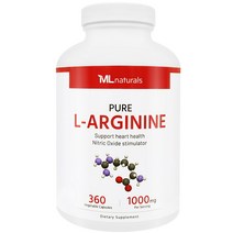 마이라이프 내추럴스 엘-아르기닌 1000 mg 360 베지캡슐, 1병, 360정