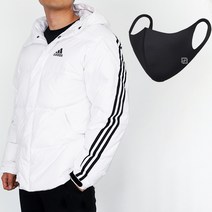 아디다스 다운패딩 오리털잠바 3ST 퍼피 다운 자켓 + 비코마스크