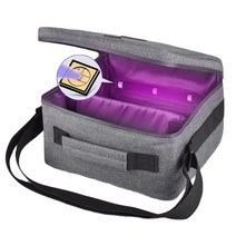 코골이방지 양압기 휴대용 공기 청정기 백 클리너 CPAP 튜브 마스크 신발 병 속옷 의류 가정용 UVC 라이트, 01 grey