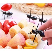 예쁜 디저트 꼬치 이쑤시개 포크 개미 과일꽂이 12PCS, 12개