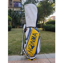 골프가방방수 골프백 남자 파우치 클럽 장비 내마모성 GOLFBAG 휴대 여성 크리스탈 스탠다드 공 4667829236, 백황색