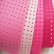 펠트대장 꼬매아트 타공펠트지 A4사이즈 ( 21cm X 29.7cm), 빨강 털실, 1개