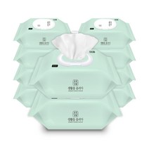 올림생활 물티슈 프리미엄 엠보 고평량 65gsm 70매x10팩 / 베이직 / 데일리, 01.올림생활 36평량 베이직 물티슈 100매 10팩, 10개, 100매입