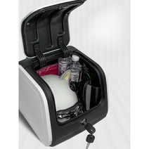 스쿠터탑박스 클래식 바이크탑박스 라이더 사이드백, 블랙