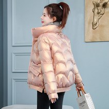 위위브렌 여성 볼륨감 퀄팅 입체 칼라 패딩점퍼