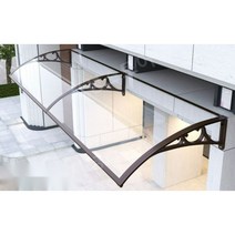 창문빗물막이 비가림막 처마 빗물막이 비가림 비가리개, 40X80CM