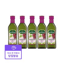 [올리타리아] 포도씨유500ml 5병 (스티로폼), 500ml, 5개