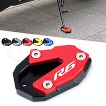 오토바이정비 리프트 스탠드 스쿠터정비 오토바이 킥 풋 사이드 확장 패드 서포트 플레이트 YAMAHA YZFR6 YZF R6 2013 20142017 2018 2019 2020 20