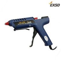 엑소(EXSO)] 엑소 본드건 GR-550 (60W 220V) 글루건 (글루건심2개 포함) 전기 본드총 가열총 글루건총, 1개