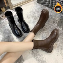 여자 겨울 롱치마 원피스 코디 삭스 앵클 부츠 워커 여자새내기룩코디-72394EA