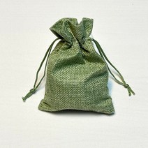린넨 마 주머니 면 파우치 커피 편백 방향제 향기 천연비누 답례품 포장 마소재 다용도 포켓 올리브