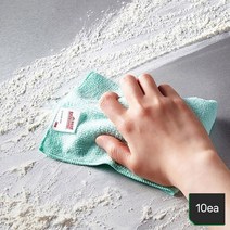 가정용 주방 초극세사 다용도 행주 그린 10매입 매장청소 위생용품 집기류청소