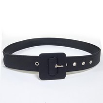 지구촌 여성용 벨벳&데님 버클 사각벨트 BW606 사각버클 여자 허리띠 패션벨트