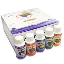 샘아쿠아 원터치 물갈이제 25ml x 5p + 박테리아 활성제 25ml x 5p + 종합수질개선제 25ml x 5p + 백점충 구제제 25ml x 5p + 구피 비타민 25ml x 5p, 3세트