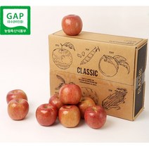 클래식농원 산지직송 괴산 햇 사과 부사 GAP 꿀사과 3kg/ 5kg, 3kg 9-10과(대), 1개
