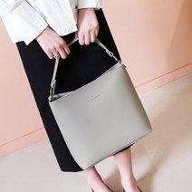 직장이 여자 깔끔한 출근가방 그레이 숄더백 보세가방 외출 여성가방