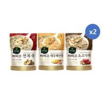 비비고 전복죽450gx2개+소고기죽450gx2개+새우계란죽450gx2개, 3세트