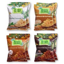 킹아일랜드 구운코코넛칩 50g x 8개 4종선택 오리지널 커피 초코 카라멜 태국 과일칩, 카라멜맛 50g x 8개