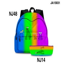 레인보우프렌즈 신학기 학생가방 스쿨백 3D프린팅 학원가방