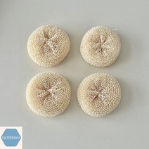 브러시 접시 섬유 볼 오염 제거 대나무 세정 나노 냄비 ins 슈가 그릇 미스 걸이형 카키, 머리 4개