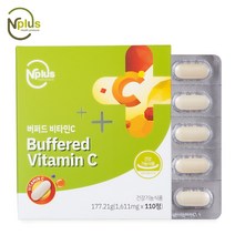 엔플러스 버퍼드 비타민C 1611mg 110정 중성화 비타민씨, 1611mg 110정 110일분
