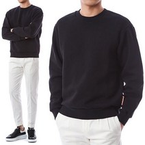리본즈 아크네 스튜디오 아크네 핑크로고탭 패치 기모 맨투맨 티셔츠BI0142 900 BI0142900 (P001916706)