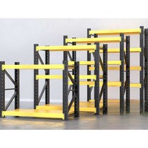 고중량 보관 랙 물류 창고 선반 공장 마트 진열대, 100x40층당250KG(2층)높이1.0미터