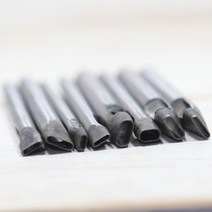 로스킨 타원펀치(12mm~5mm) 가죽공예, 7mm*2mm