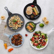 팬접시 쿠프 손잡이 앞접시 3종세트, 팬접시 블랙