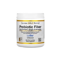 캘리포니아골드 Prebiotic Fiber Turmeric 보스웰리아 189g 생강 Ginger Boswellia Dietary Fiber