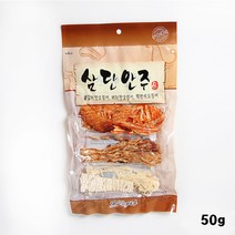 마른안주류 [더해찬] 지앤비 삼단안주50g, 50g, 1개