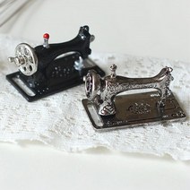 추억돋는 빈티지 미싱 미니어쳐 거실인테리어 좁은방꾸미기 촬영소품 데코레이션 선반 입주선물, 블랙