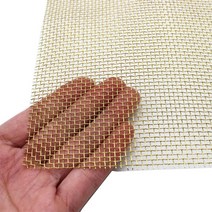 210x300mm 순수 황동 짠 와이어 메쉬 Metalwork 여과 헤비 듀티 울트라 파인 6 ~ 200, 80 Mesh Wire 0.12mm