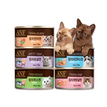 ANF 고양이캔 6종 모음 95g, 참치무스캔95g