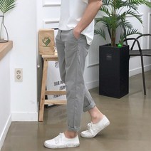 장롱 남자 밴딩 여름 린넨 슬랙스 5컬러