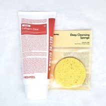 메디필 레드 락토 유산균 콜라겐 클리어 클렌징폼 손담비 아기 모공 폼 클렌징 솔루션 300ml+전용 딥해면증정, 상세페이지 참조