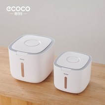 쌀독 잡곡통 잡곡 가정용 쌀보관통 쌀통 밀폐 방습 10kg, 노르딕그레이 소+대  밀가루별도포장