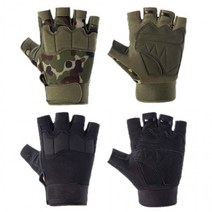 카모캠프 캠핑 전술 스포츠 반장갑 낚시장갑, 밀리터리L