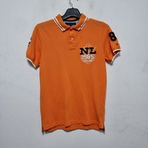 남6275 / 타미힐피거정품 춘하 면 카라넥 반팔셔츠 중고 코딱지구제