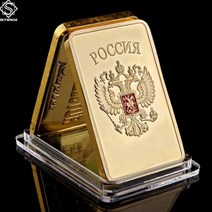 골드바 소련국가상징 금괴 기념품 금속장식 선물