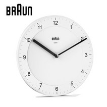 브라운클락 [예약출고] [BraunClock 브라운클락] BC06W 저소음 벽시계 화이트 본사보증, 단품없음