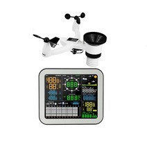 인터넷 무선 기상 관측 날씨 예보 온도 습도 바람 비 게이지 달 문구 알람 시계 테스터, [04] Weather Station